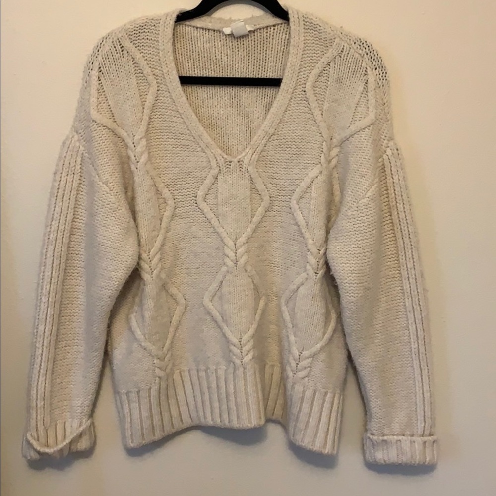 Cream Knit Sweater